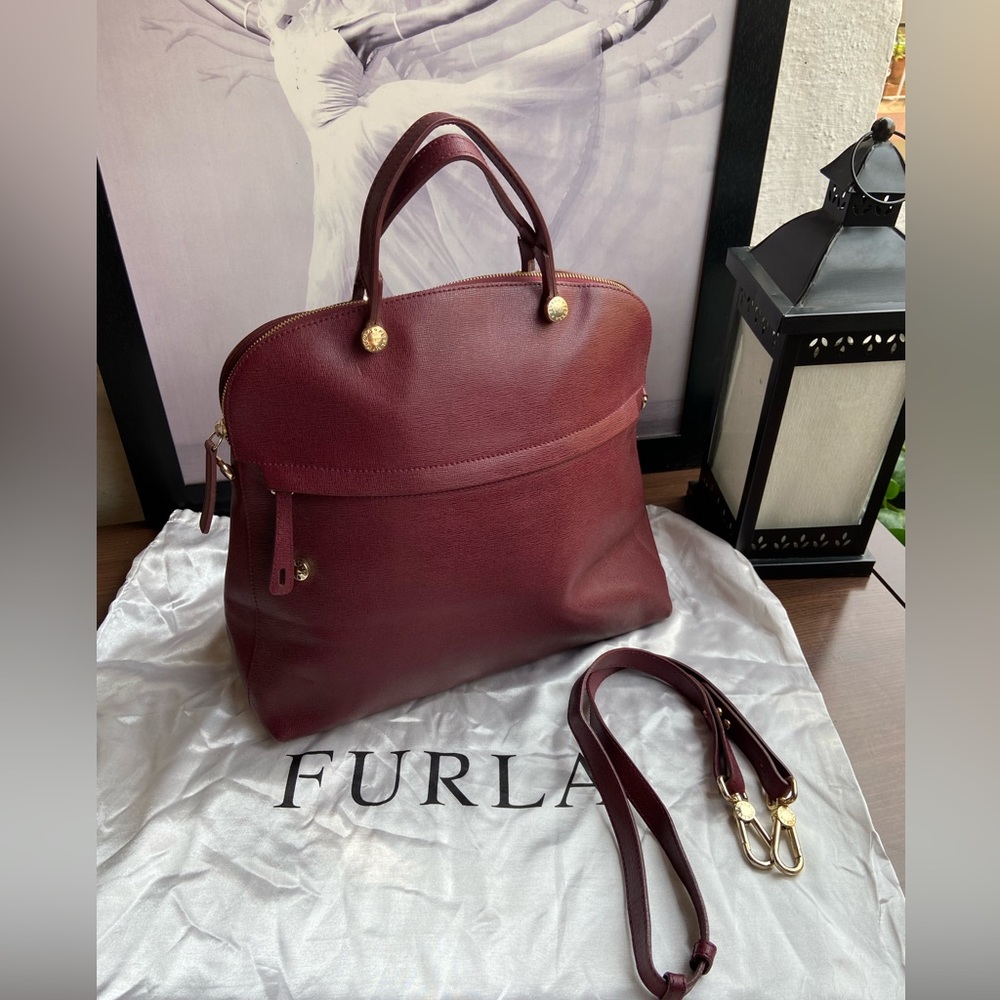 Furla Leather Bag with Dust Bag - Picture 5 of 17